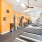 Large fitness center with ample equipment